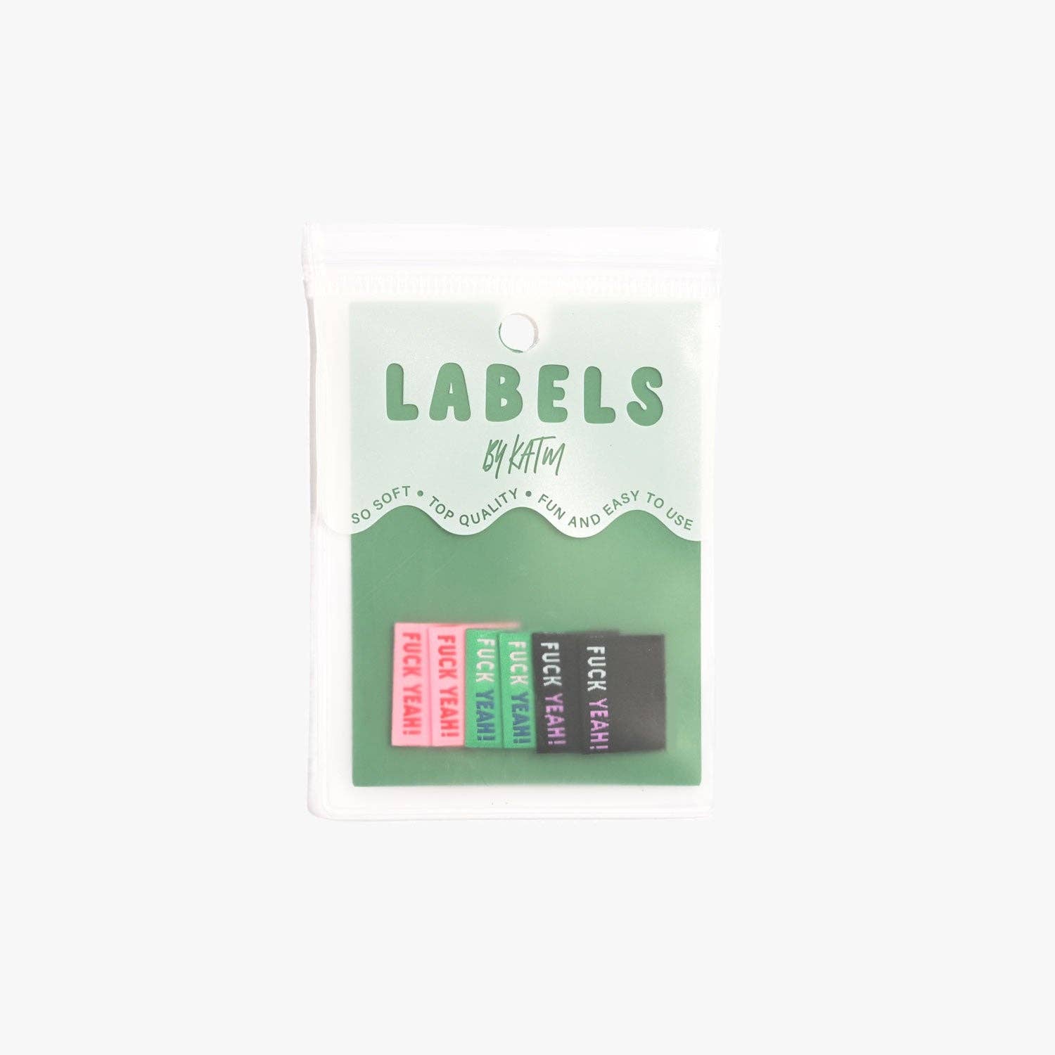 Fuck Yeah! Woven Labels | Pack of 6 labels