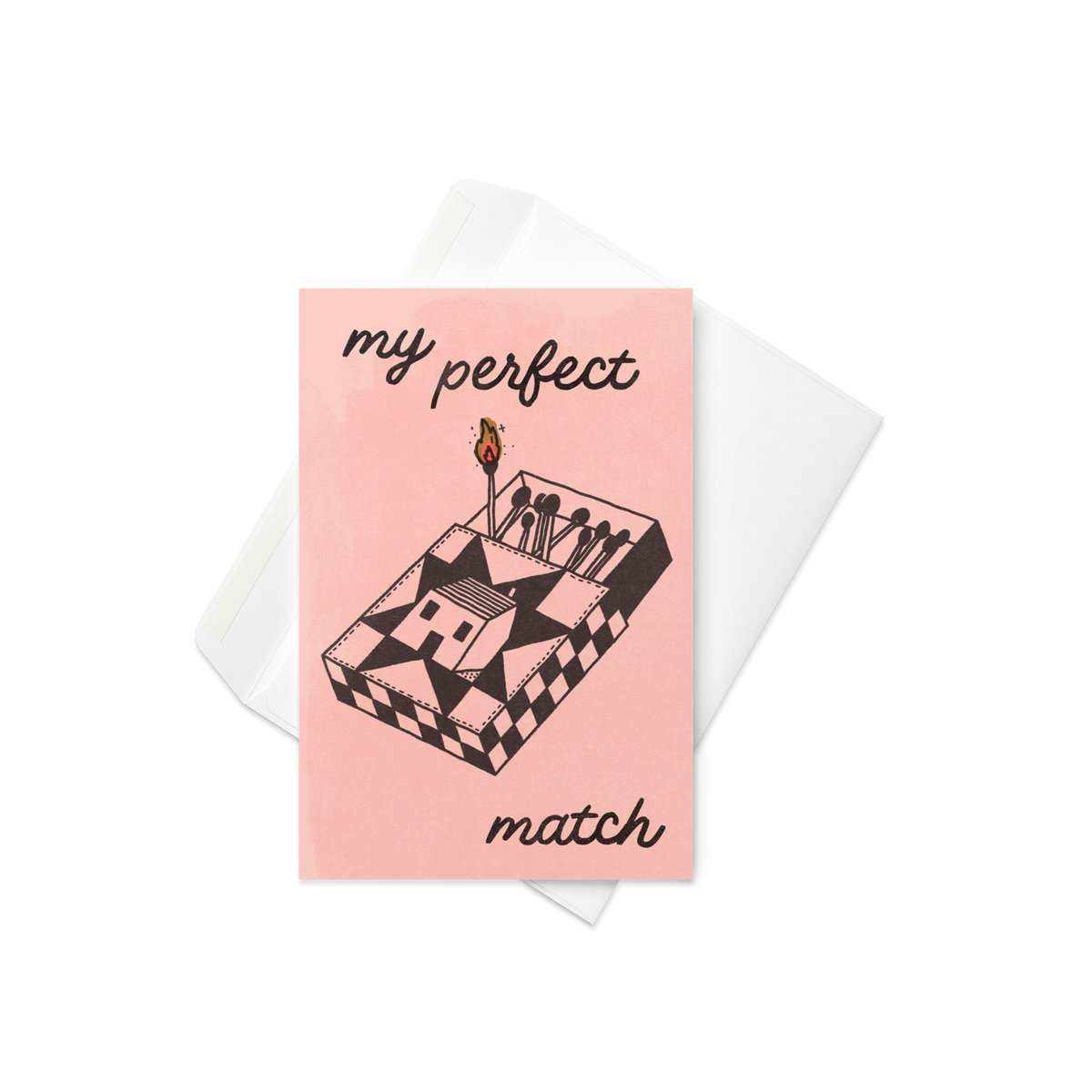 My Perfect Match Greeting Card - Toad & Sew