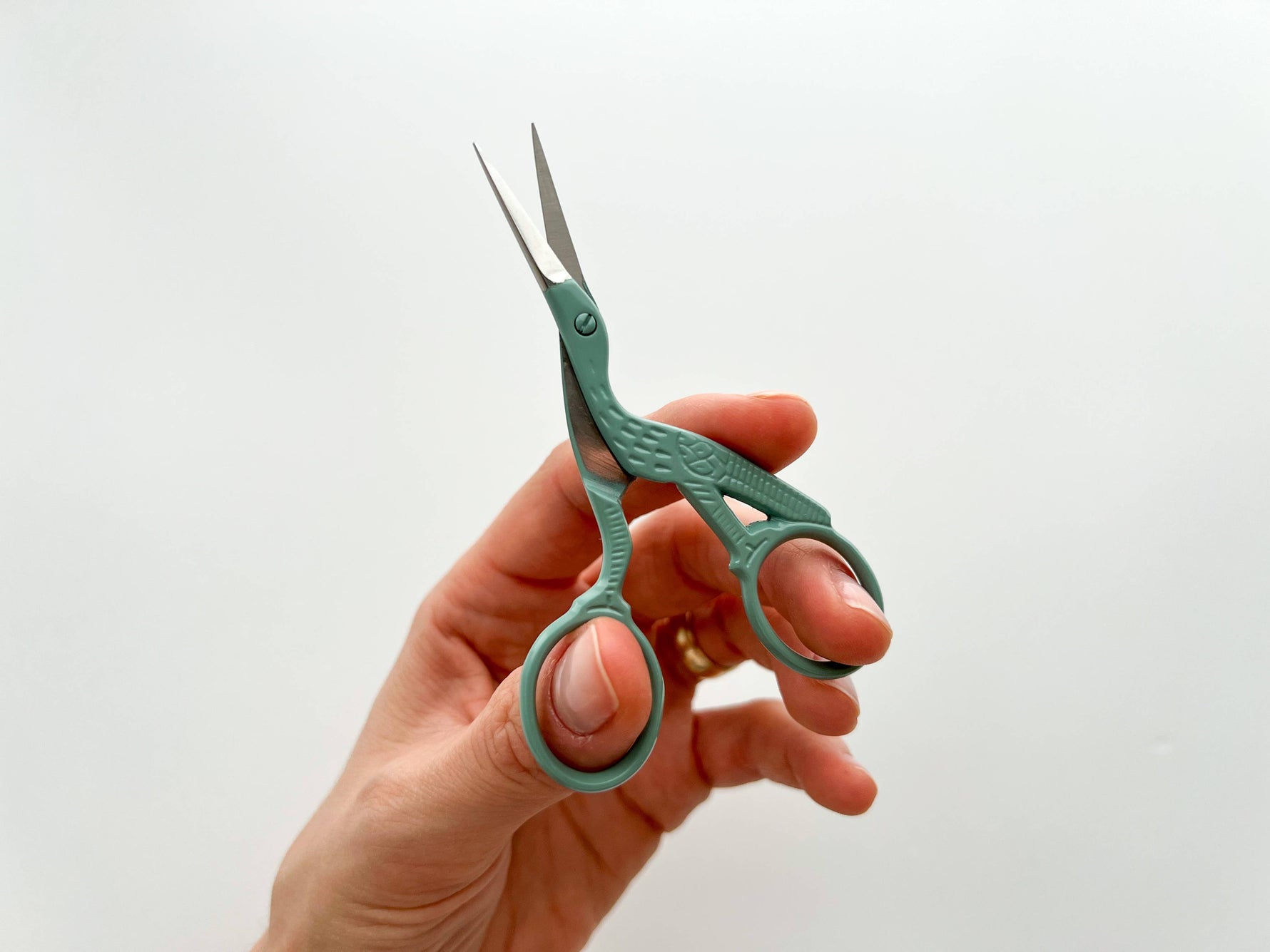 Bird scissors, small sewing scissors, stork scissors: Lavender