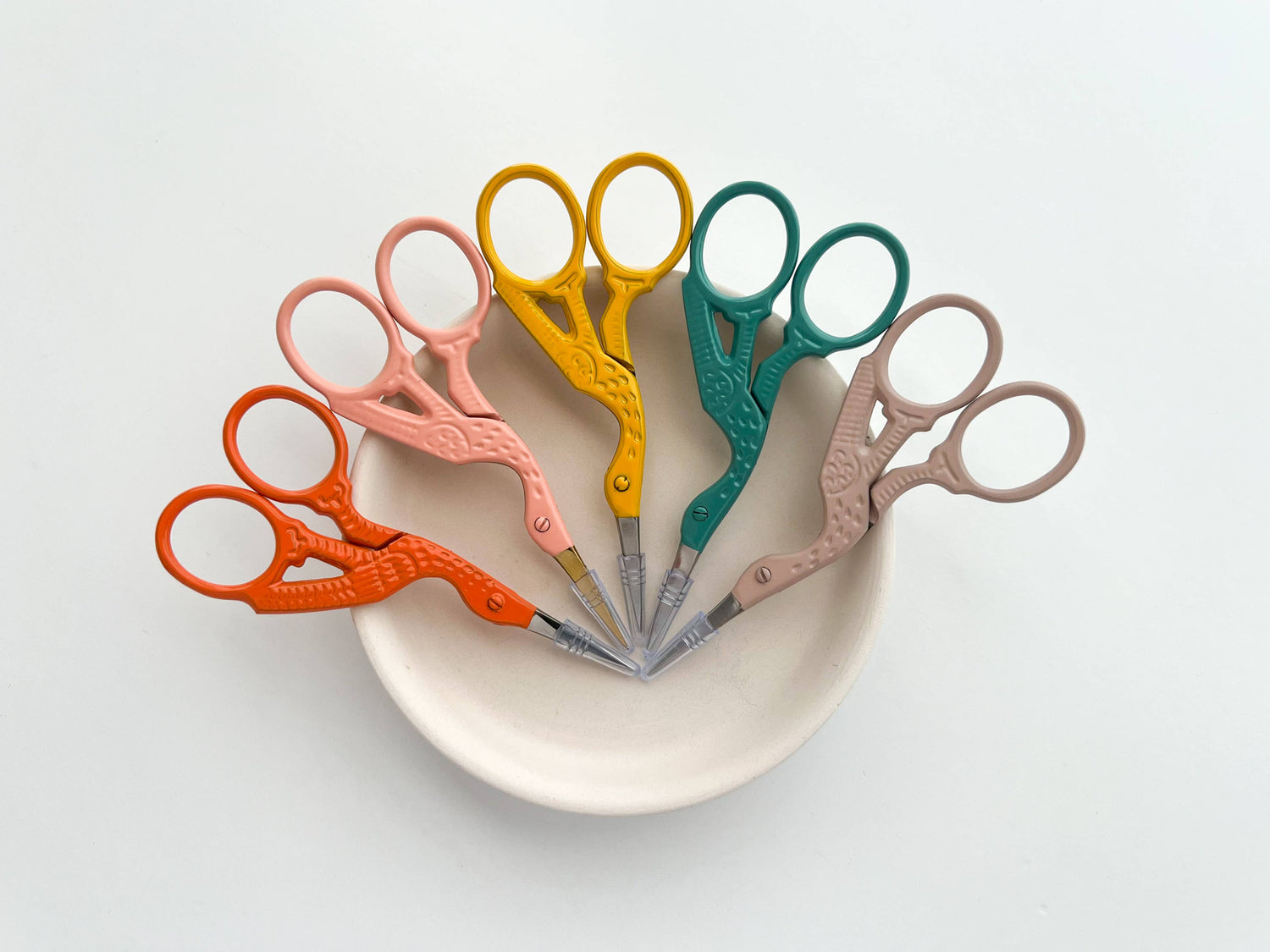 Bird scissors, small sewing scissors, stork scissors: Lavender