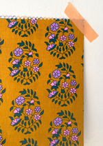 Shalin saffron cotton poplin fabric piece: Shalin safran