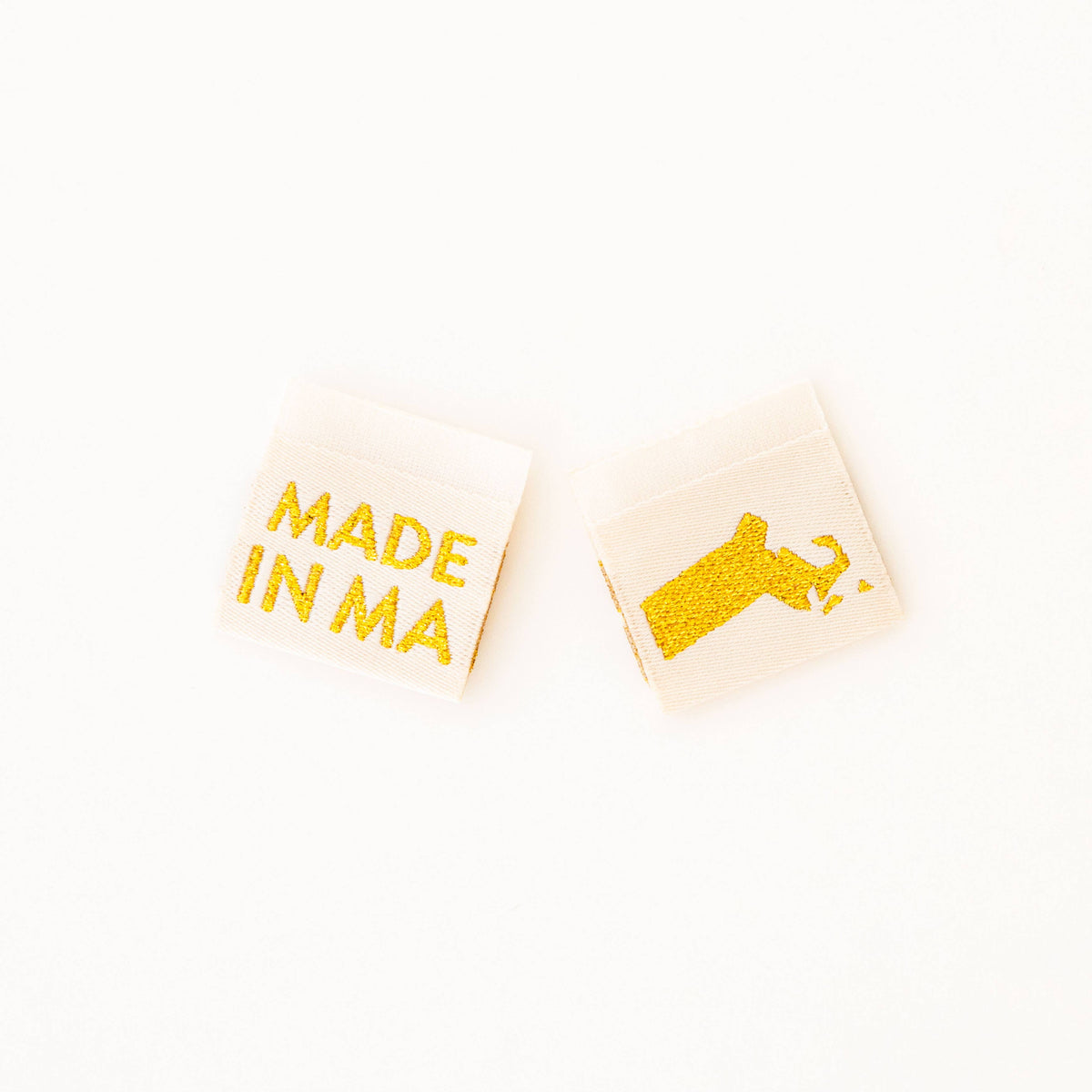 Made in My State Gold Woven Labels: Nevada