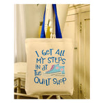 Quilt Shop Steps - Canvas Tote