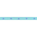 Hearts and Sparks - Hearts in Turquoise - 3/8" width - by Melody Miller - BTY