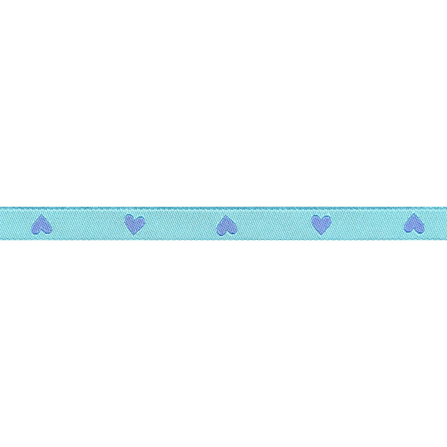 Hearts and Sparks - Hearts in Turquoise - 3/8" width - by Melody Miller - BTY