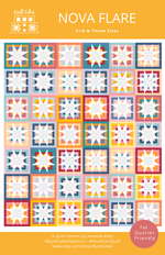 Nova Flare Quilt Pattern Printed