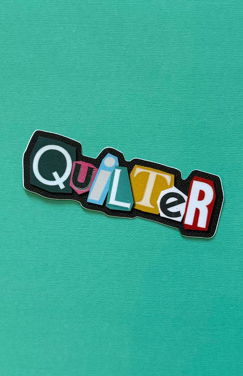 Ransom Quilter Sticker