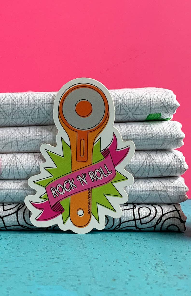 Rotary Cutter Sticker