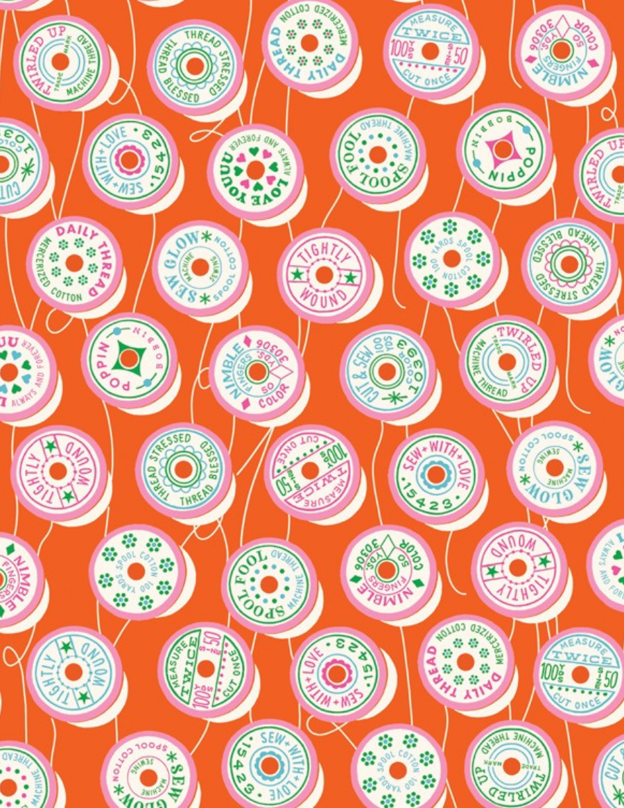 PREORDER TRINKETRY || Spools Goldfish || Cotton Quilting Fabric