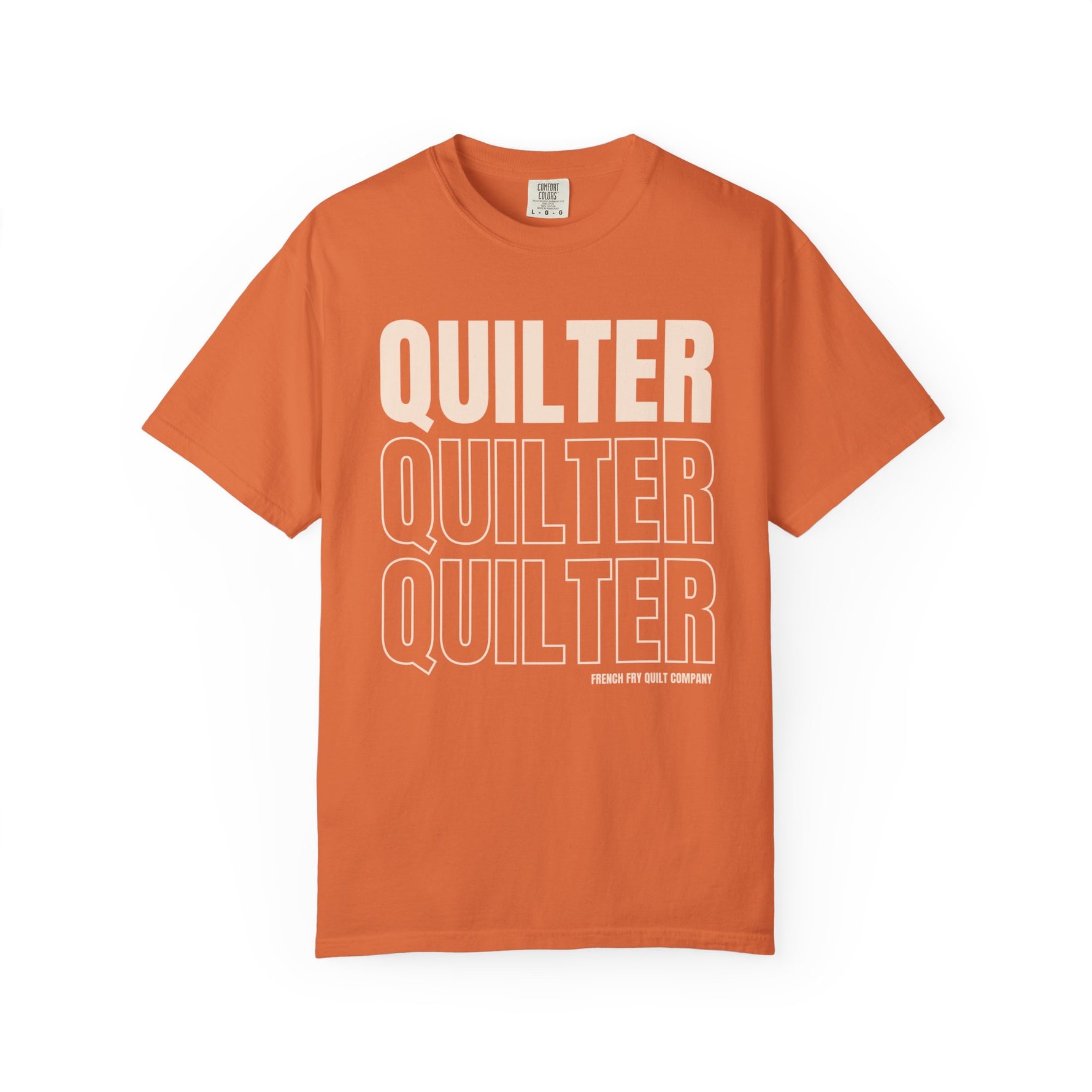 Dark Quilter Soft-Washed T-shirt Burnt Orange