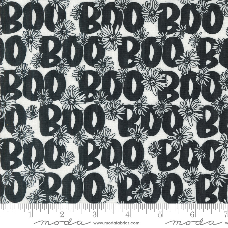 Noir || Boo Ghost || Cotton Quilting Fabric || Half Yard