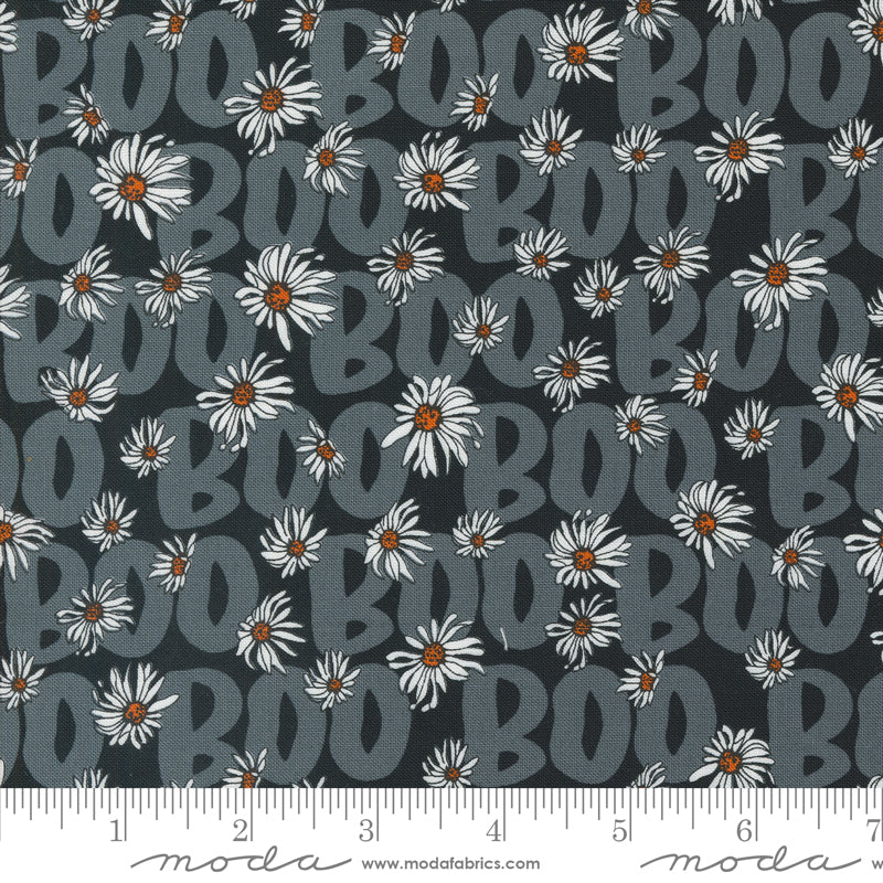 Noir || Boo Midnight || Cotton Quilting Fabric || Half Yard