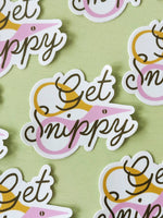 Get Snippy Sticker
