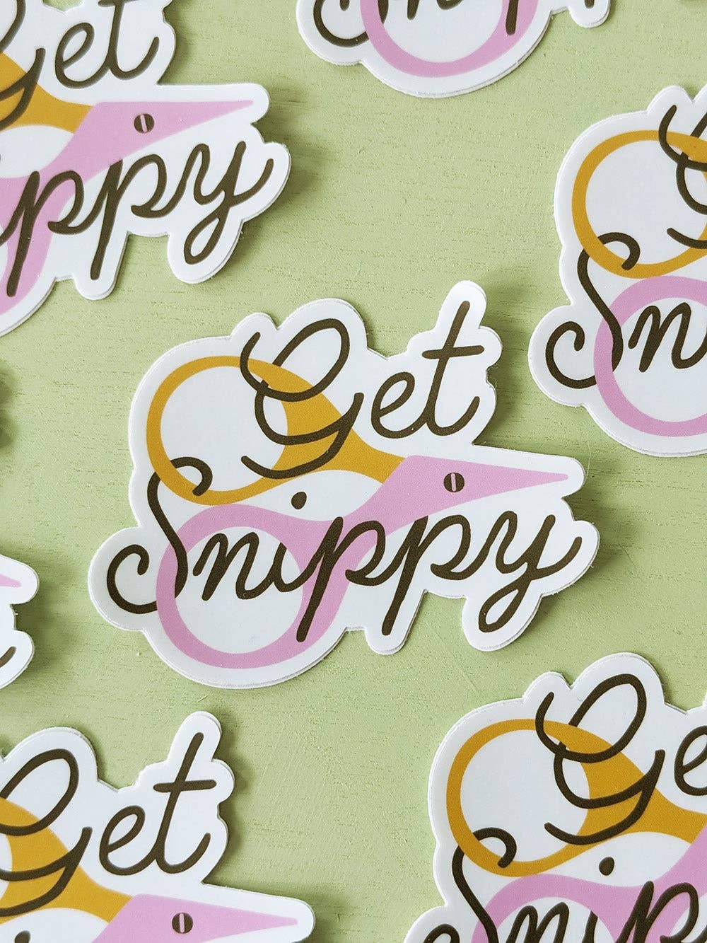 Get Snippy Sticker