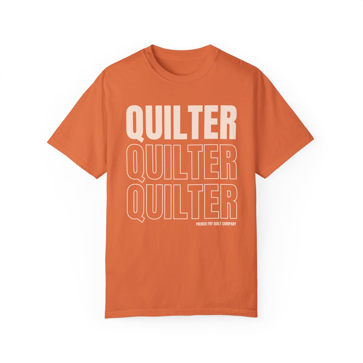 Quilter Light Soft-Washed T-shirt Burnt Orange