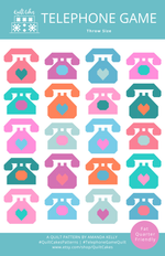 Telephone Game Quilt Pattern Printed
