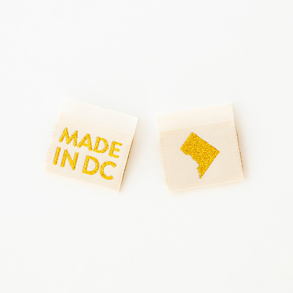 Made in My State Gold Woven Labels: Nevada