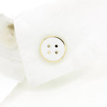 Button Enamel Pin: Purple