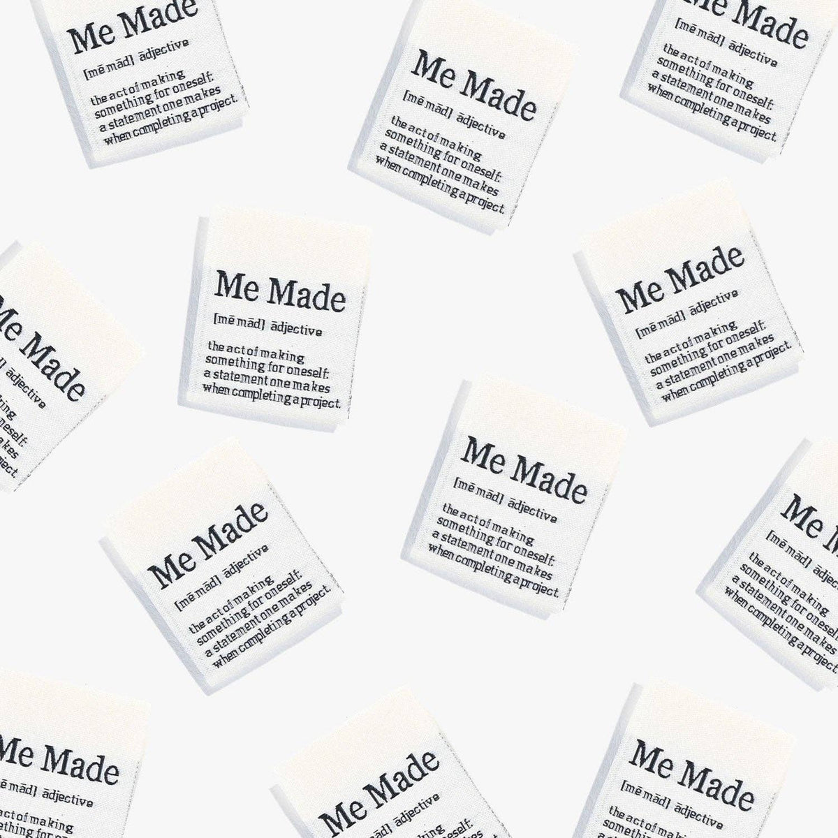 Me Made Definition Woven Labels | Case of 6 Units