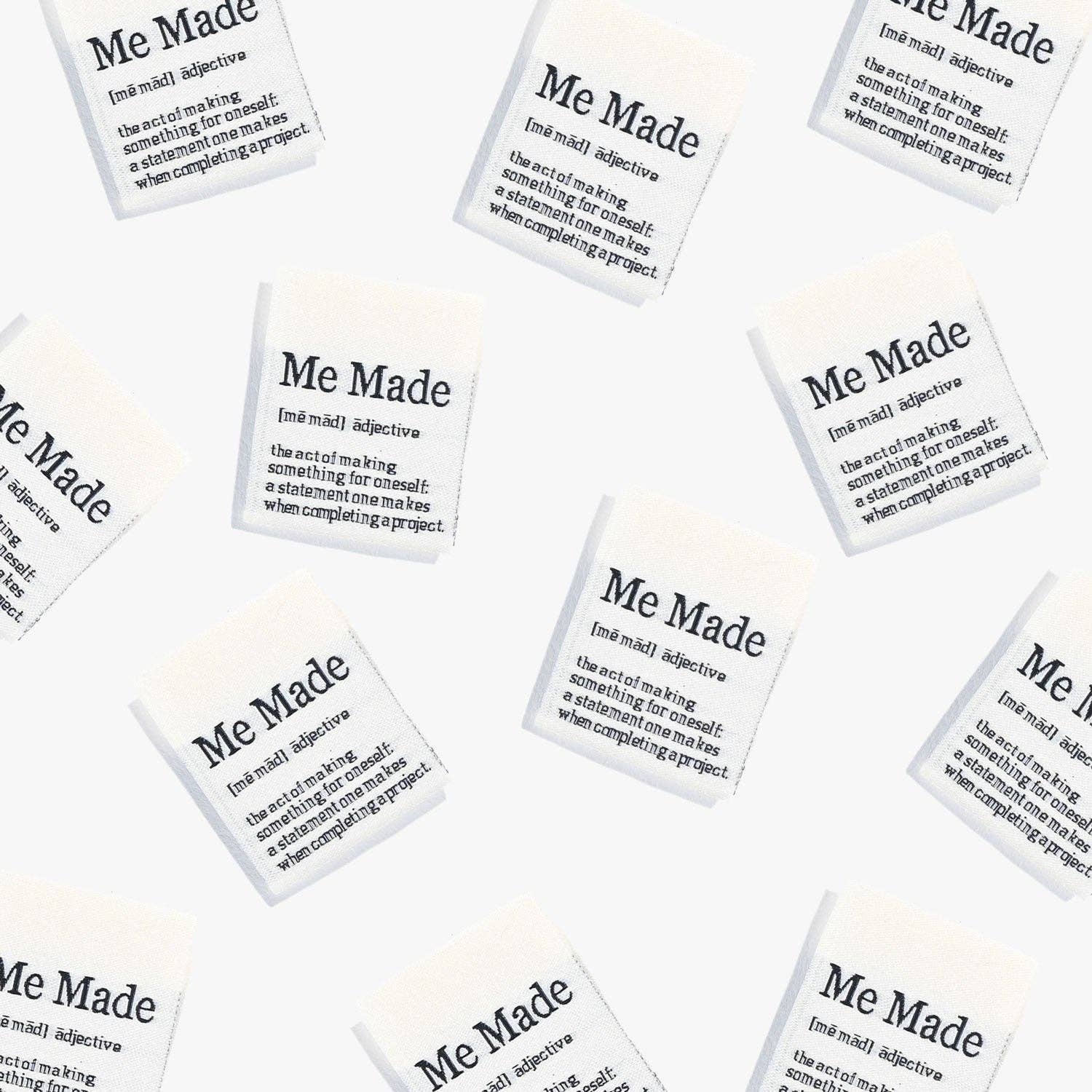 Me Made Definition Woven Labels | Case of 6 Units