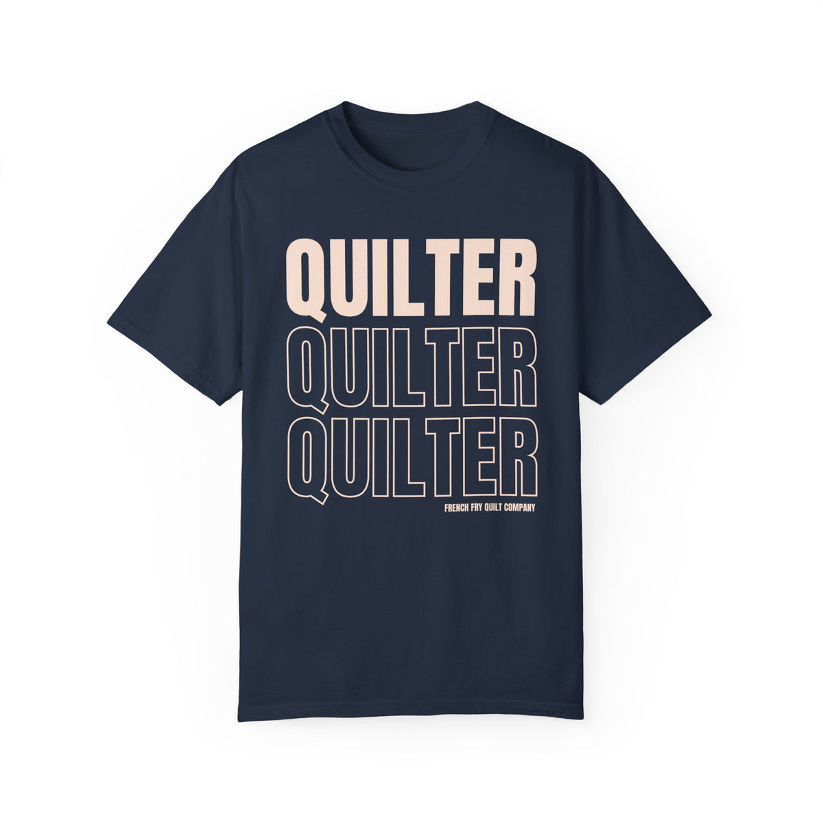Quilter Light Soft-Washed T-shirt Navy