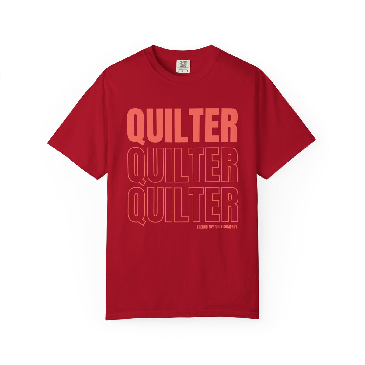 Dark Quilter Soft-Washed T-shirt Red