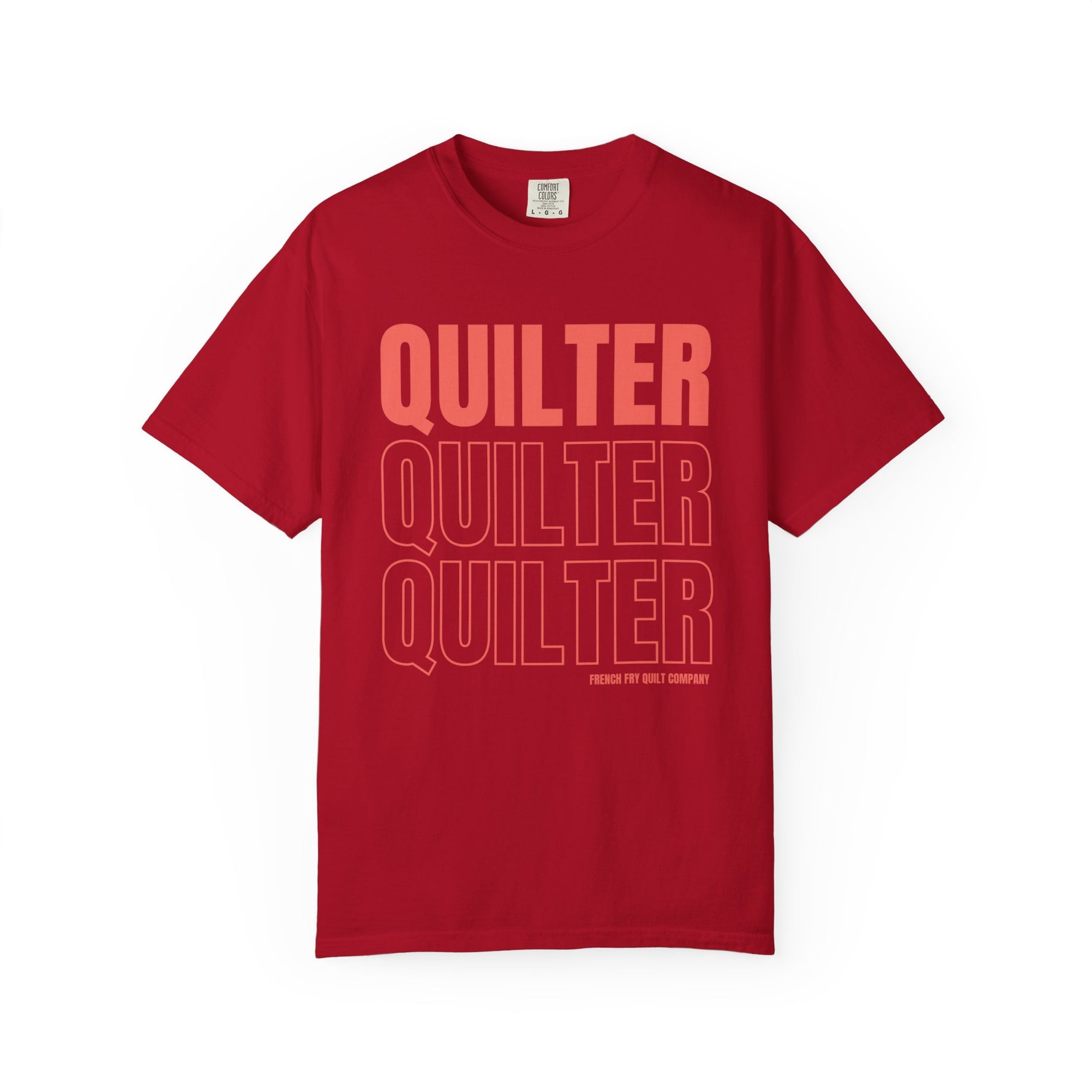 Dark Quilter Soft-Washed T-shirt Red