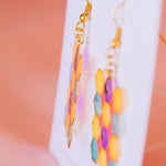 Translucent Tile Earrings: Hook
