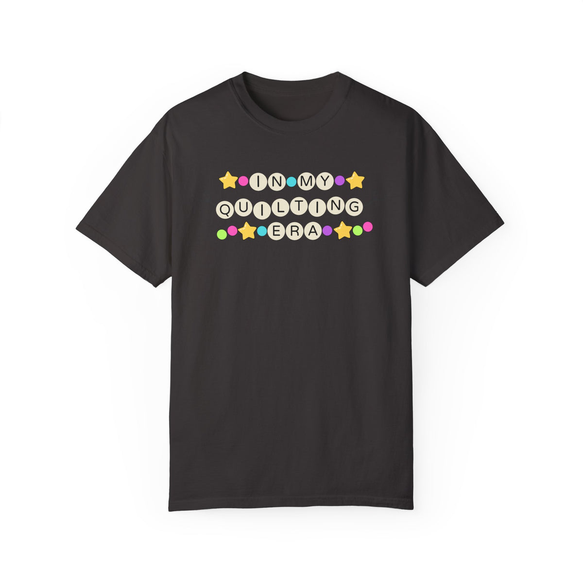 "In My Quilting Era" Unisex Garment-Dyed T-shirt Graphite