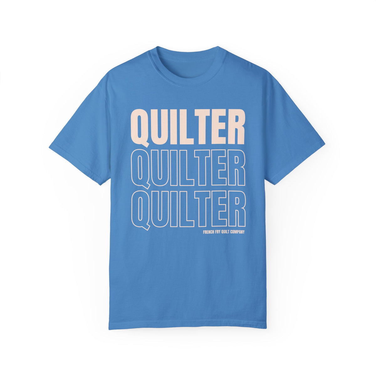 Quilter Light Soft-Washed T-shirt Royal Caribe