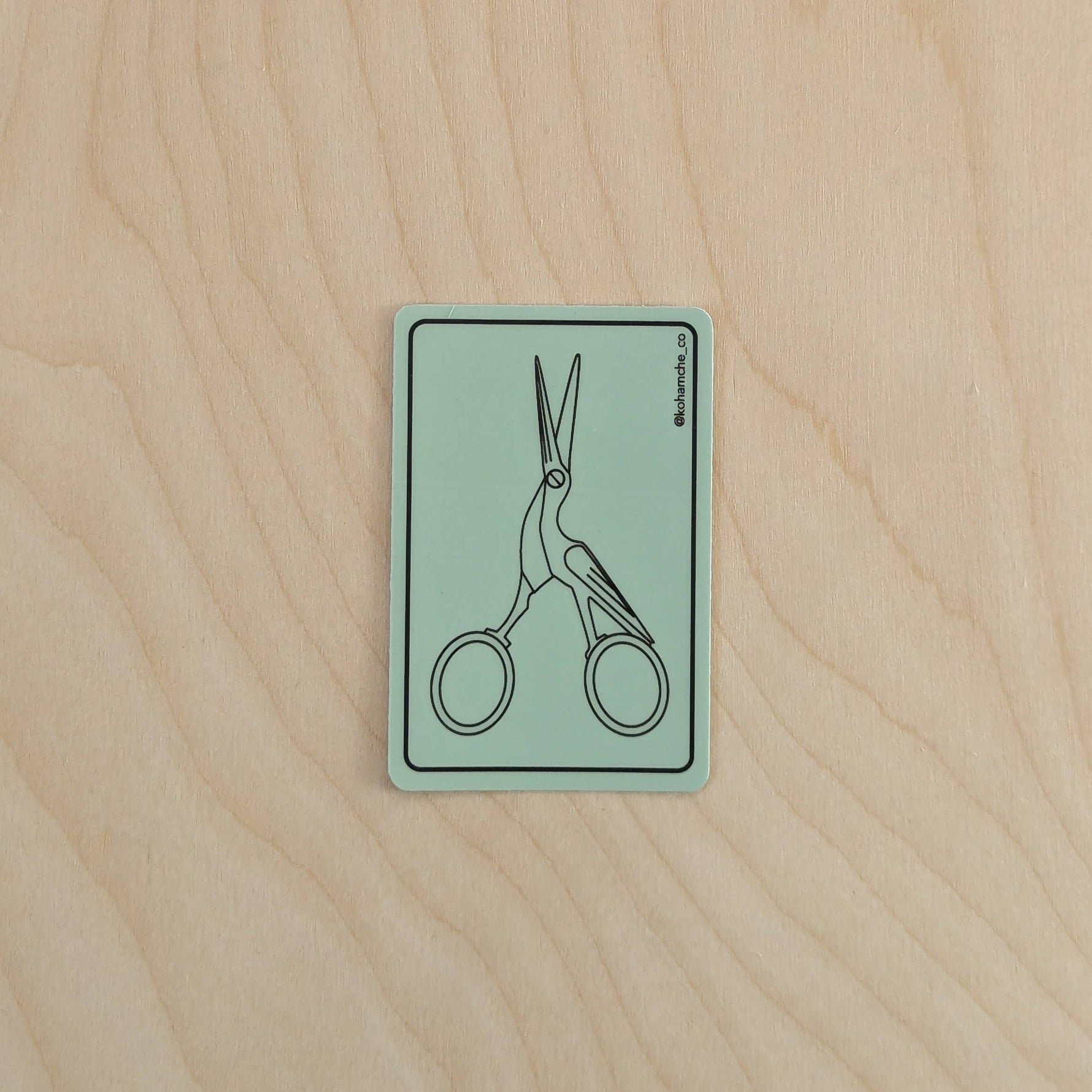 Stork Scissors - Stickers for Fiber Artists