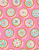 PREORDER TRINKETRY || Spools Flamingo || Cotton Quilting Fabric