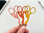 Bird scissors, small sewing scissors, stork scissors: Lavender
