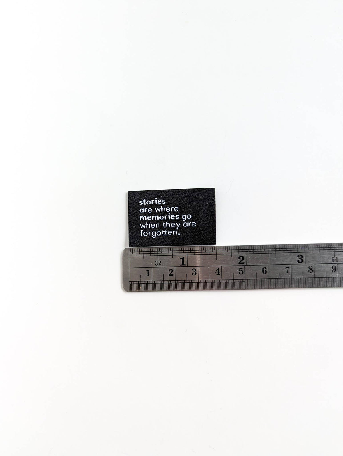 Stories Are Memories | Woven Luxe Labels