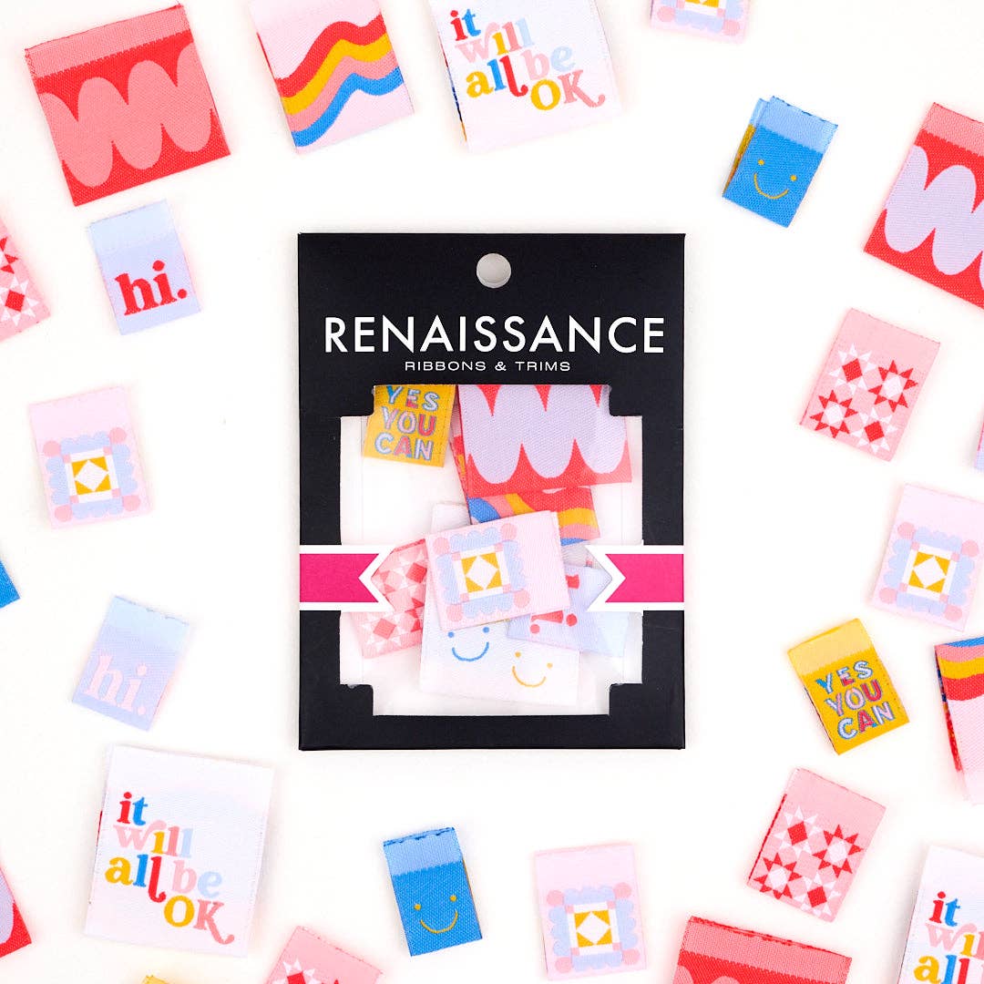 Renaissance Ribbons: Playful - 8 pc Label Pack