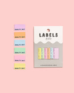 Quality Shit Woven Labels (Pastel) | 6 labels