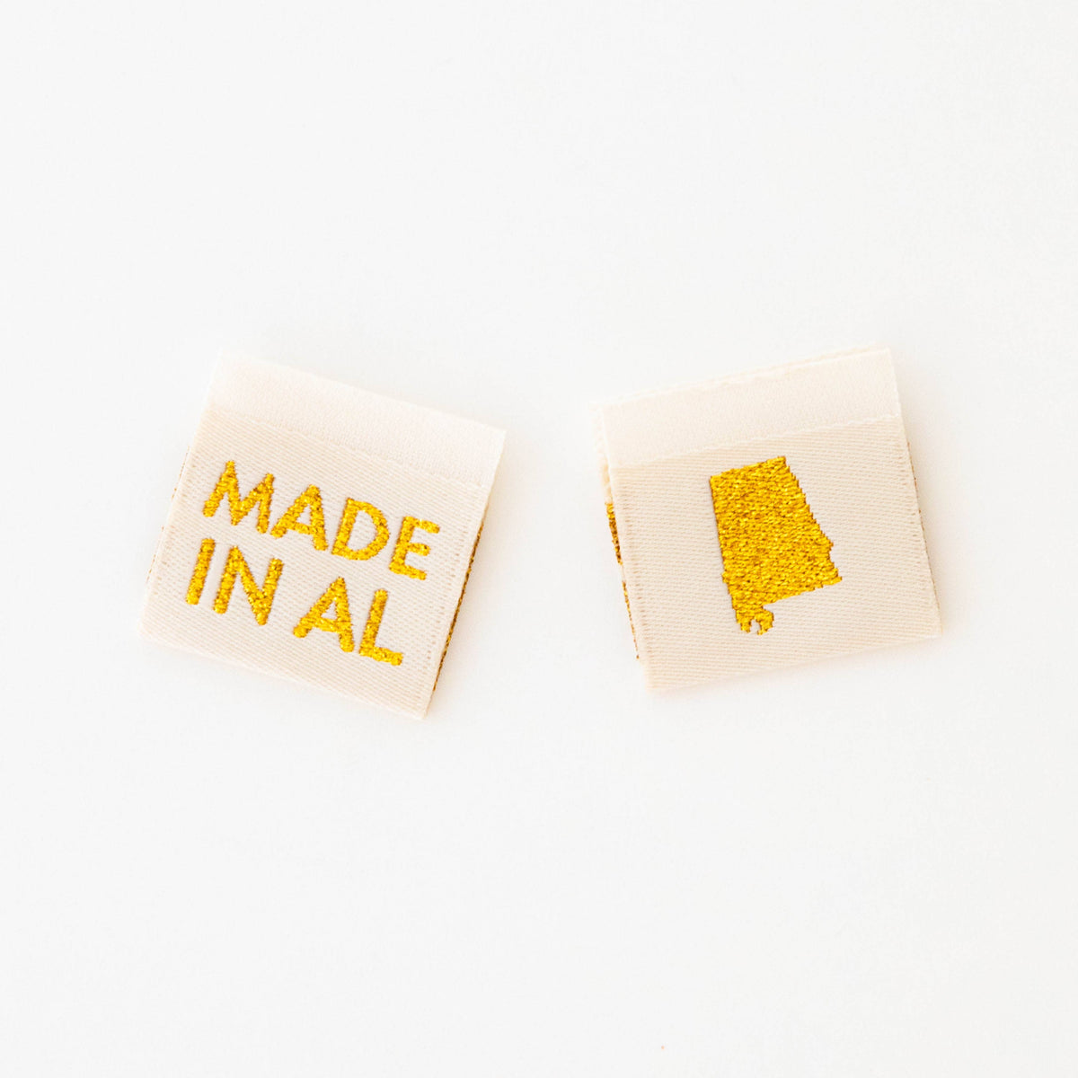 Made in My State Gold Woven Labels: Nevada