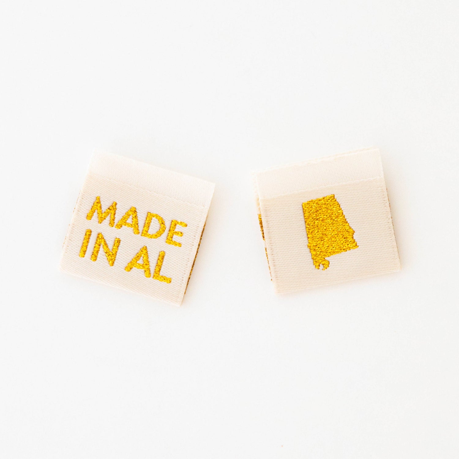 Made in My State Gold Woven Labels: Nevada