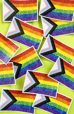 Quilty Pride Flag Sticker: Default Title