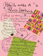 Wholesale- Quilt Sandwich Notecards (pack of 3)
