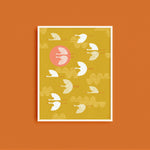 1,000 Cranes 8x10 Art Print - Yellow: 8" x 10"