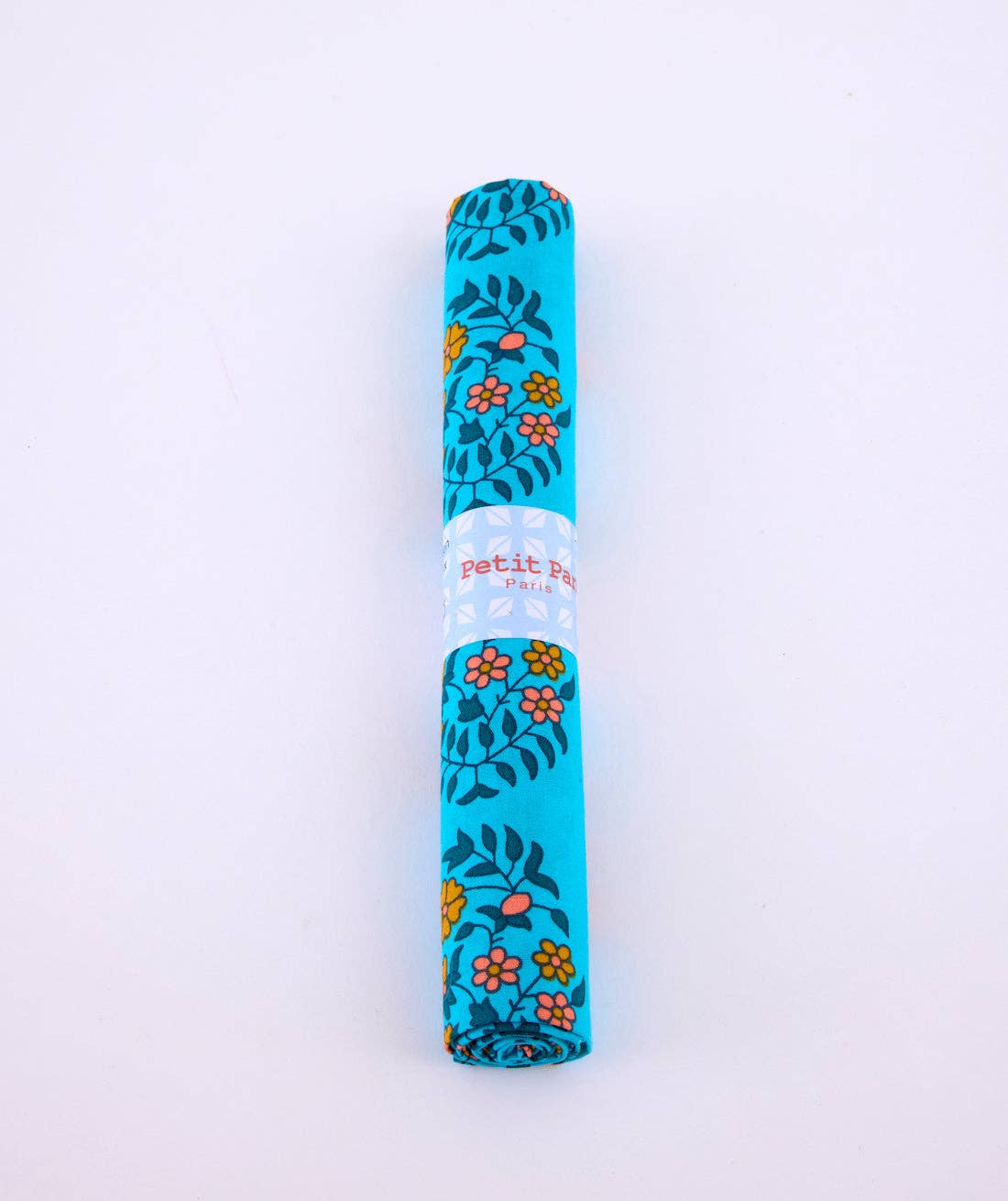Cotton fabric coupon - Shalin turquoise