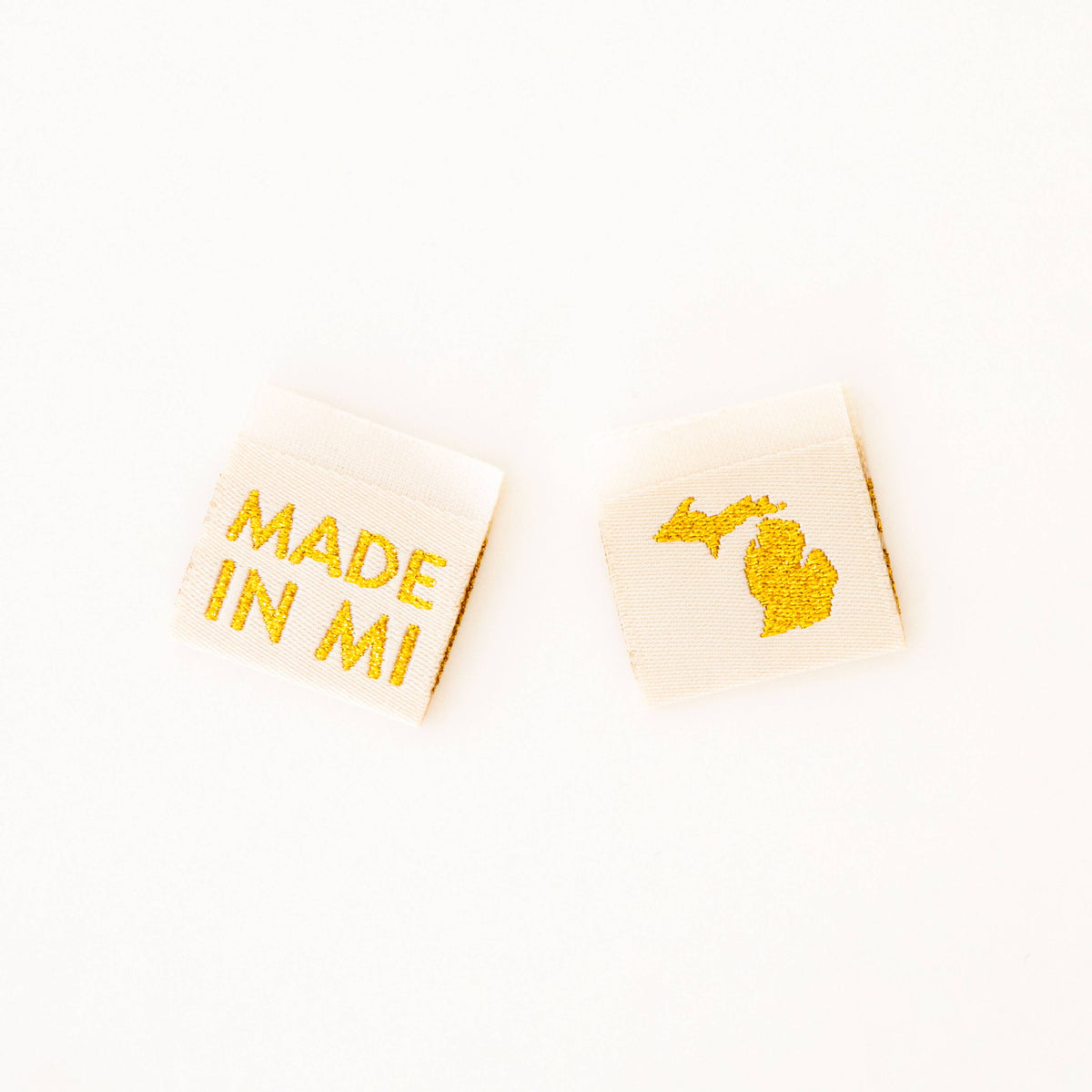 Made in My State Gold Woven Labels: Nevada