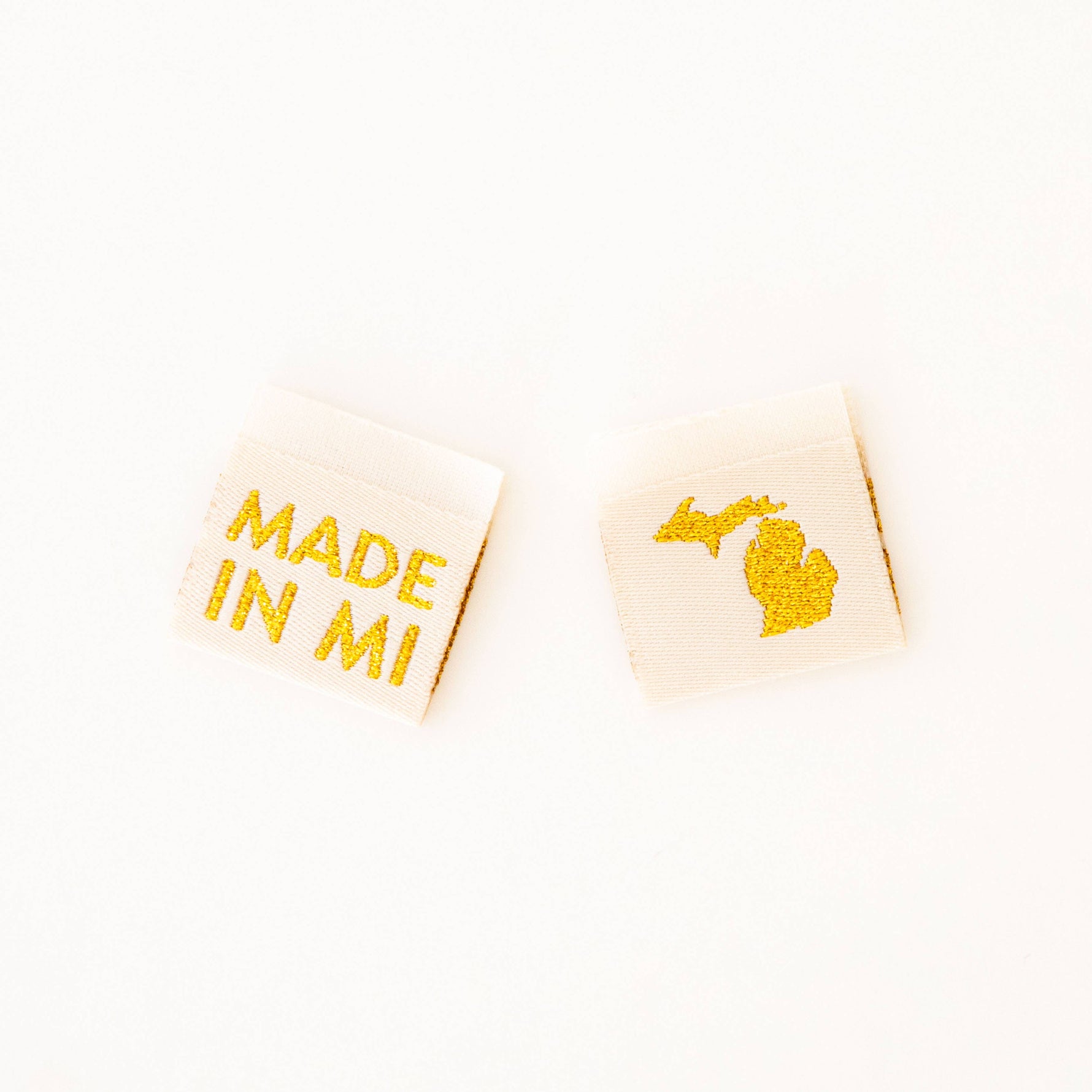 Made in My State Gold Woven Labels: Nevada