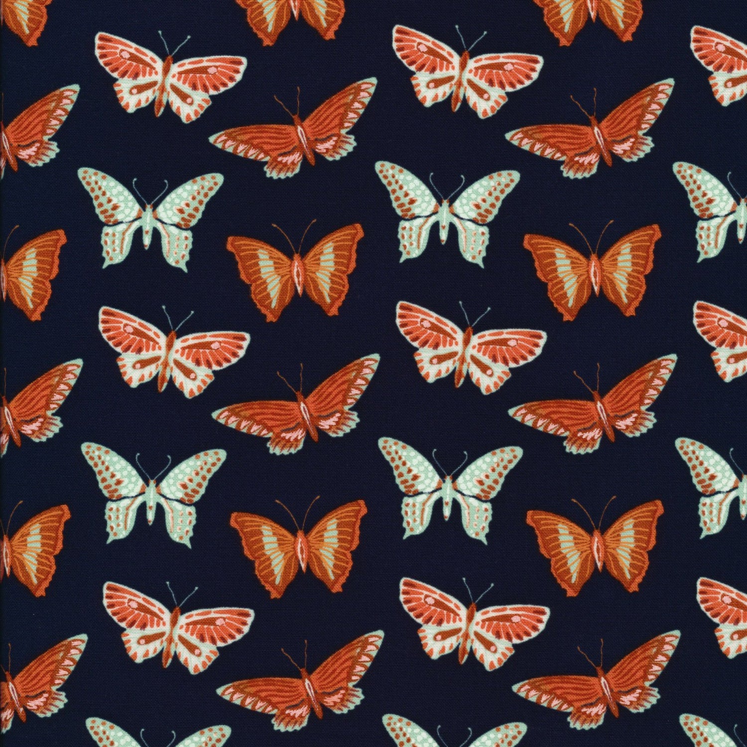 All That Wander || Flutter || Organic Cotton Quilting Fabric || Half Yard