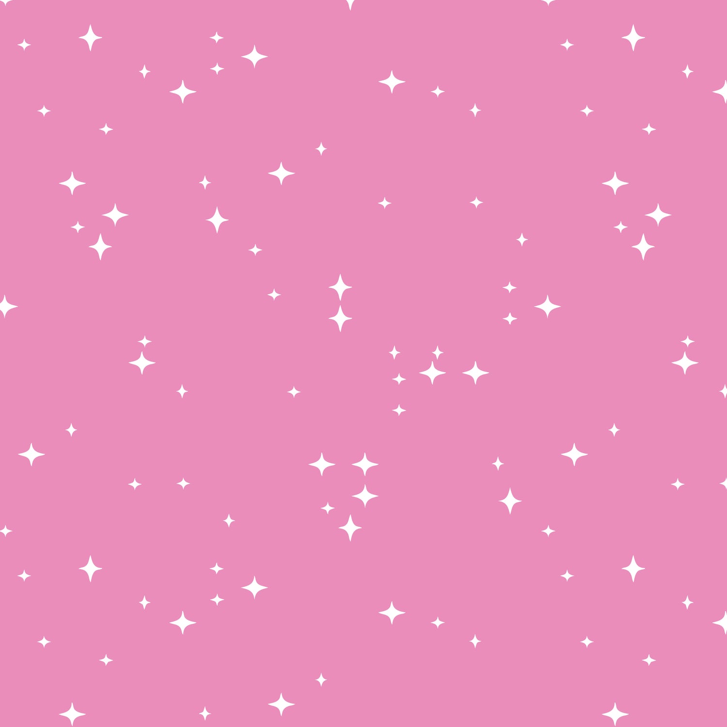 JOLLY TIDINGS || Sparkle Bright | Pink || Organic Cotton Quilting Fabric