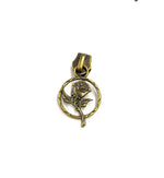 Enchanted Rose Zipper Pulls: Matte Black / 5 pk