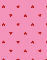 PREORDER TRINKETRY || Hearts Flamingo || Cotton Quilting Fabric