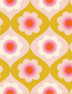 PREORDER TRINKETRY || Trinketry Floral Goldenrod || Cotton Quilting Fabric