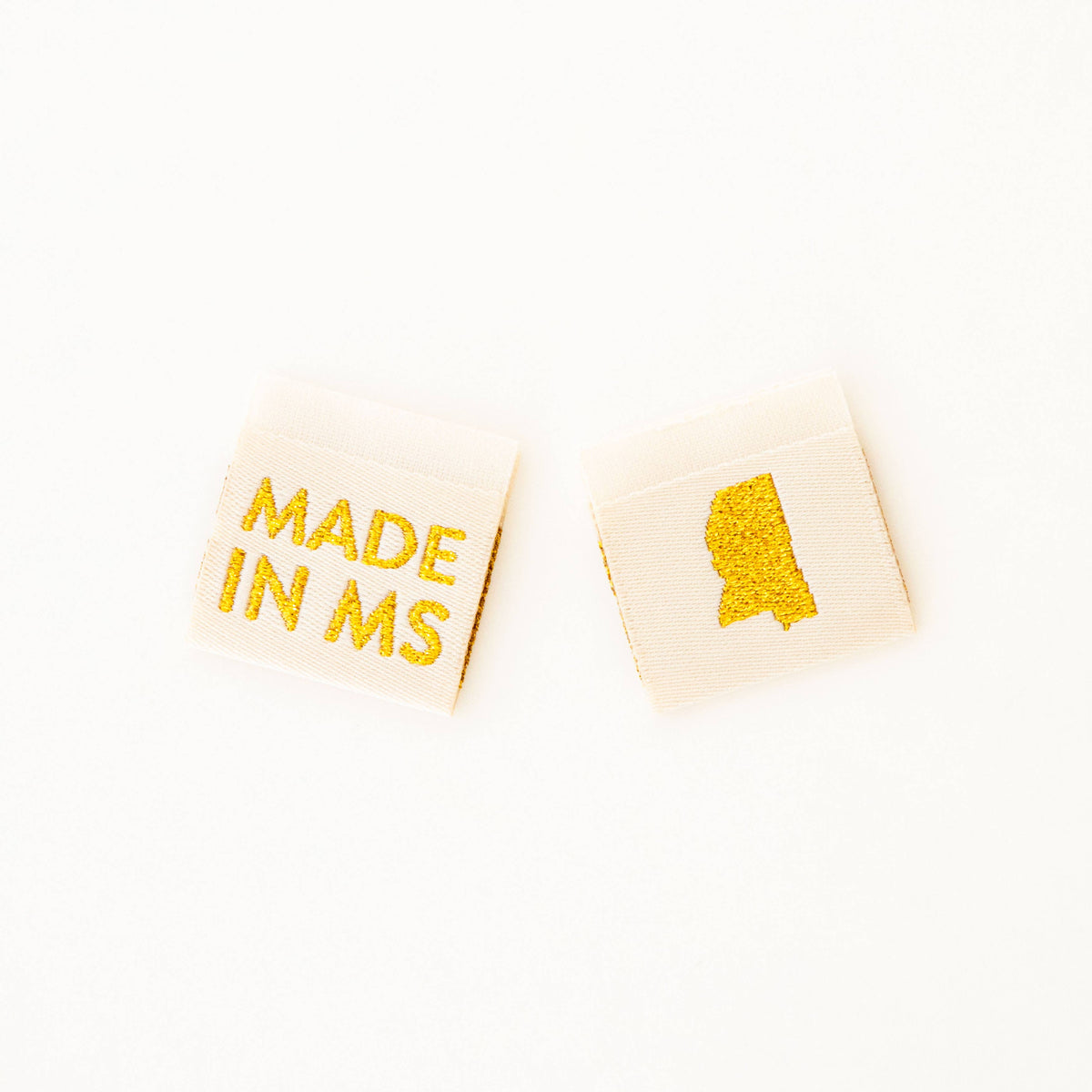 Made in My State Gold Woven Labels: Nevada